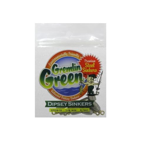 Water Gremlin Green Premium Steel Dipsey Swivel Pouch, 1/8-Inch Cover