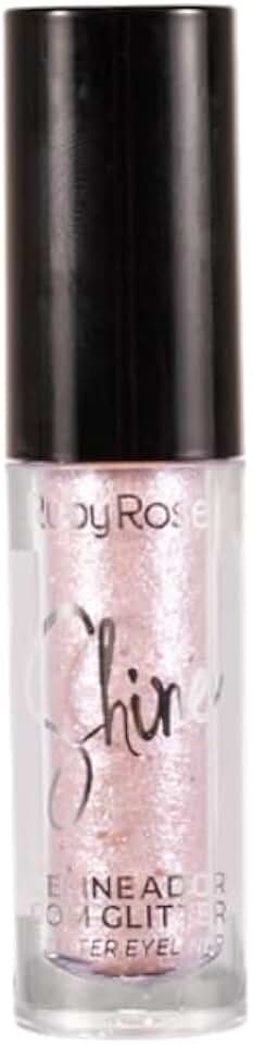 Delineador Com Glitter Shine Pearl Azure Ruby Rose Hbf8416-1N