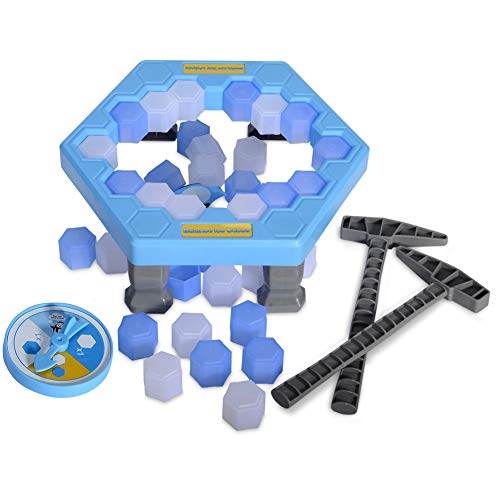 Ss Save Penguin On Ice Game, Penguin Trap Break Ice Activate Family Party Ice Breaking Kids Puzzle Table Knock Block #TOP4