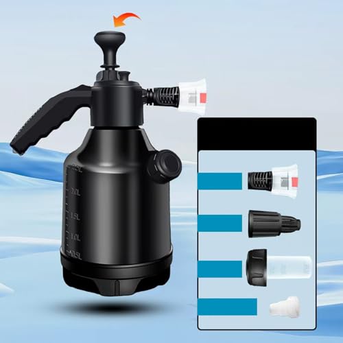 Genérico Pulverizador Con Bomba De Espuma - Pulverizador Manual De Espuma De 3 Litros, Botella A Prueba De Fugas | Diseño Transparente De Reforzado Resistente A Productos Químicos, Para Baño, Cocina, - imagen 4