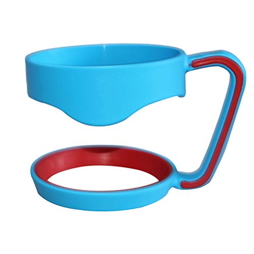 OUNONA Handvat voor 850,5 g Tumblers Lichtgewicht Spill Proof Grip Draagbare Anti-Slip Flesje Handvat voor YETI RTIC OZARK TRAIL SIC CUP Rambler Meer Tumbler Reizen Water Koffiemok (Blauw)