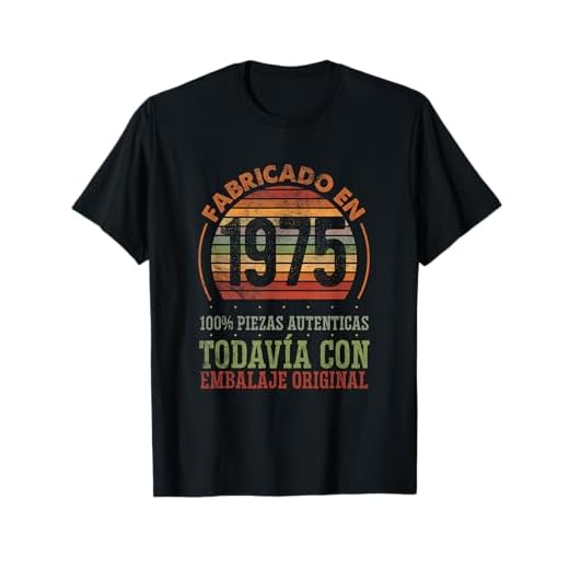 47 Años Cumpleaños Hombre Nacido En 1975 Regalo de 47 Años Camiseta