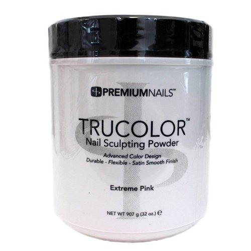 Acrylic Nails Tru-color powder -32oz/907g - (EXTREME PINK)