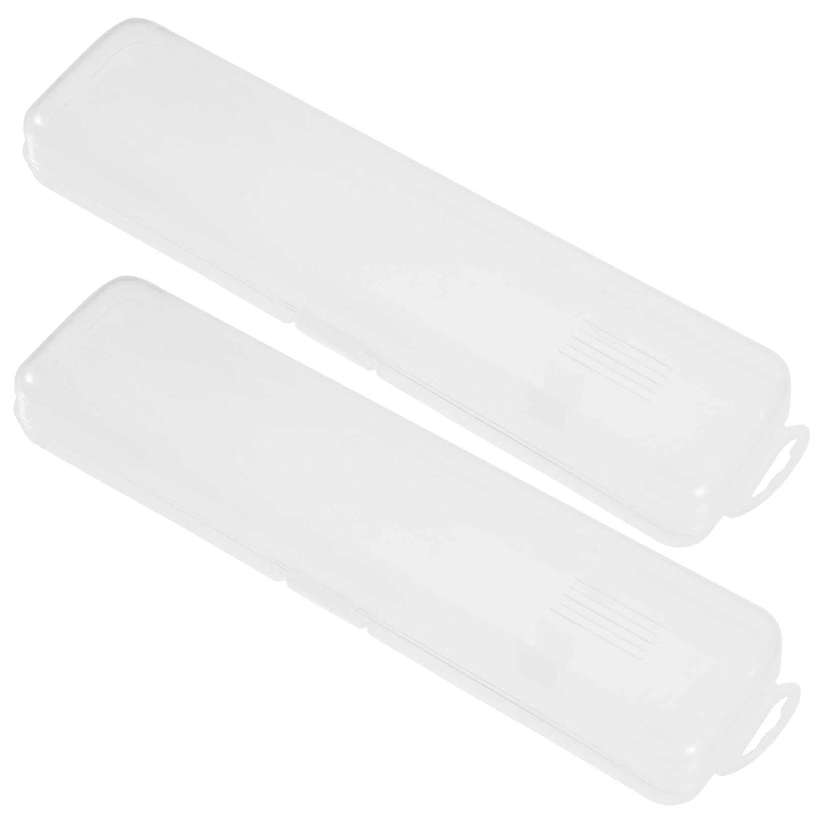 HOODANCOS 2Pcs Portable Travel Toothbrush Case Leak Toothbrush Holder for Camping Business Trips and Travel Compact and Lightweight Design Durable Container