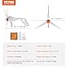 VEVOR 500W Wind Turbine Generator, 12V Adjustable 3-Blade Wind Power Generator with MPPT Controller, Suitable for Home, Farm, RVs, Boats