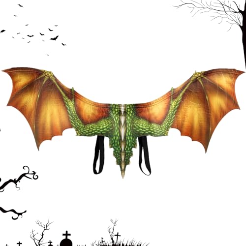 Ailes de dragon accessoires de cosplay en tissu non tissé pour adulte