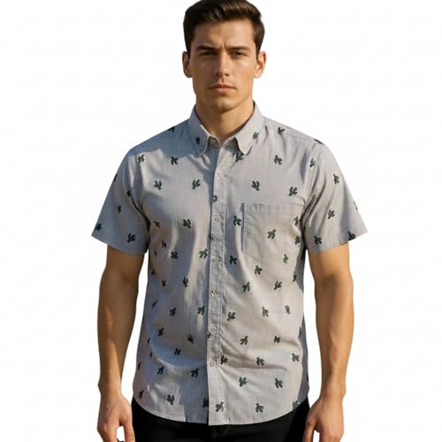 Image of Molokai Surf Button Down Slim Fit Hawaiian Short Sleeve Shirts