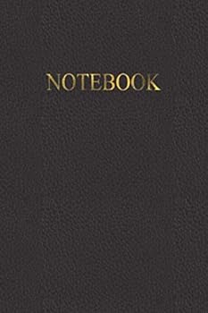Notebook : Dot Journal - 120 Pages Numbered - Dotted Paper - A5 Size (6x9) - Date Area - Classic Leather with Gold Lettering - Cream Paper - Diary, Journal, Composition Book, Doodles