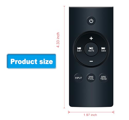 Télécommande de barre de son haute sensibilité pour système VIZIO SB - 3