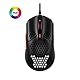 HyperX Pulsefire Haste Gaming-Maus – Ultraleicht, 59g, Wabenschale, Hex-Design, Hyperflex-Kabel, bis zu 16.000 DPI, 6 programmierbare Tasten Weiß/Rosa Einheitsgröße