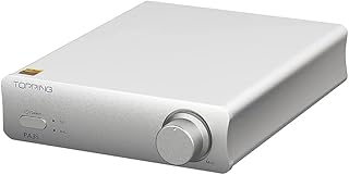 Topping PA3s Balanced Power Amp : TRS/RCA to Speakers Class D Power Amplifier MA12070×2 HiFi Amps 80W×80W Home Audio Desktop 2 Channel Amplifiers (Silver)