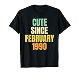 Photo Gallery 31st birthday gift | cute since february 1990 maglietta Photo Gallery 31st birthday gift | cute since february 1990 maglietta