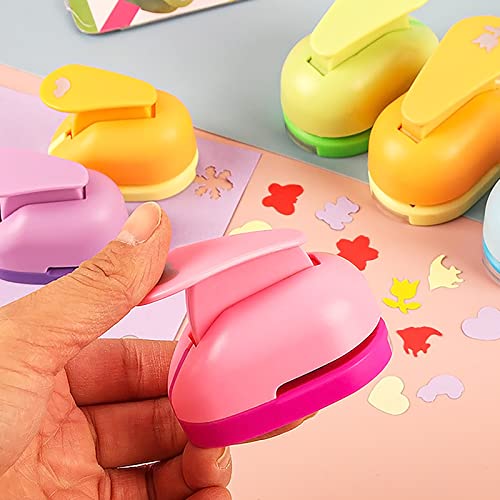 2 Pieces Paper Punches For Crafting, 1 Inch Butterfly Snowflake Shaped Hole Punch, For Diy Scrapbooking, Card Making, Diy Albums Photos, Arts Fun Projects #TOP2