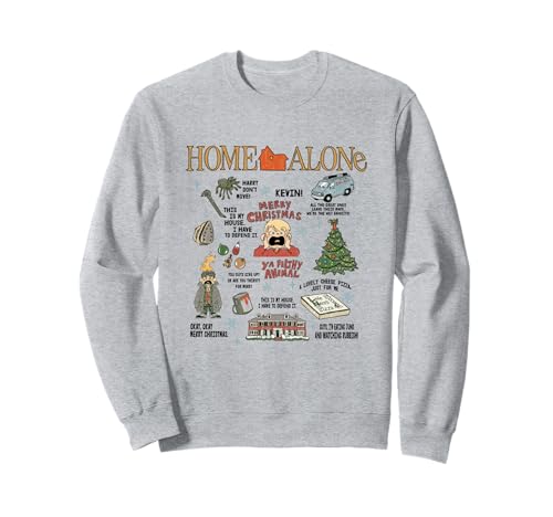 Home Alone Merry Christmas Survival Icon Jumble Sweatshirt