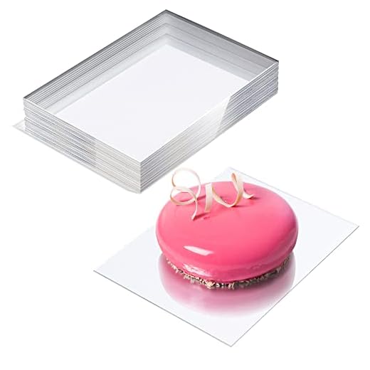 Elavain Acrylic Clear Plates for Party, 48 Pack Dessert Plate Set & Appetizer Food Platter Presentation for Pastry & Dessert Plating at Weddings, Events & Christmas Party Plates | 5 x 7 in. 1 MM thick