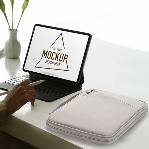 Image of MoKo 13 Inch Tablet Sleeve Carrying Case Padded Protective Bag with Handle