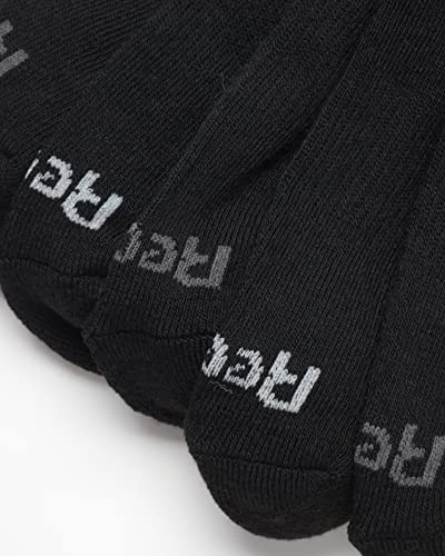 Image of Reebok Womens Quarter Socks Moisture Wicking Cushioned Ankle Socks, 6 Pack | Stretch Performance Fabric, Cushioned Heel & Toe, Secure Arch Support, Quarter Cut, Shoe Size 4-10