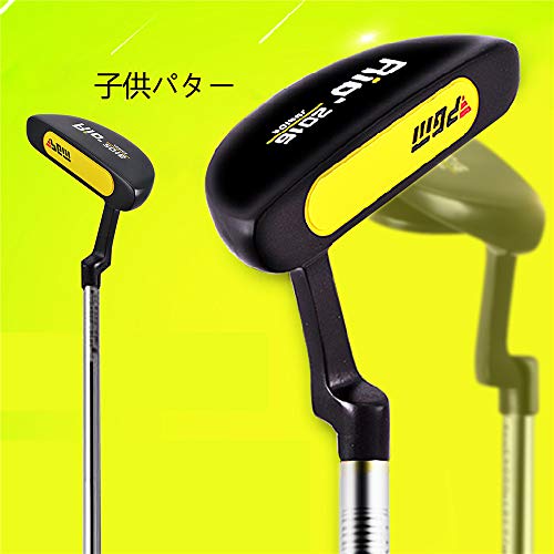 AKOZLIN 子供用 ゴルフクラブ キッズクラブ ゴルフパター ゴルフ練習クラブ ジュニア用 右用 練習 初心者 練習用クラブ キッズ・ゴルフスタート ジュニア スチールロッド&ヘッド亜鉛アルミニウム合金 9-12才向け 1個 4枚目