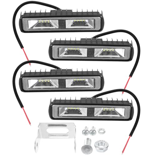 Barre Lumineuse LED Étanche 48w 16led Aluminium PC pour Camions Véhicules Tout-usage