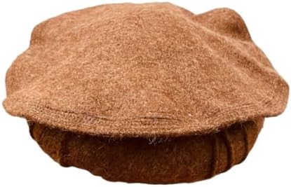 Chapeau Pakol Afghan Traditionnel - Bonnet Chitrali En Laine Réglable Fait Main