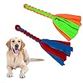 ASOCEA 2 Pack Dog Fleece Rope Toy for Dog Chase and Tug Pet Interactive Cotton Chew Toy Dog Tether Lure Toy Dog Flirt Pole Replacement Toys to Outdoor Exercise Training for Small Medium Dog