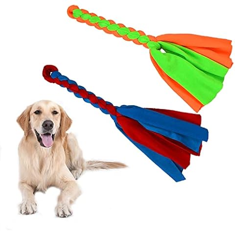 ASOCEA 2er-Pack Hundespielzeug aus Fleece-Seil Cover