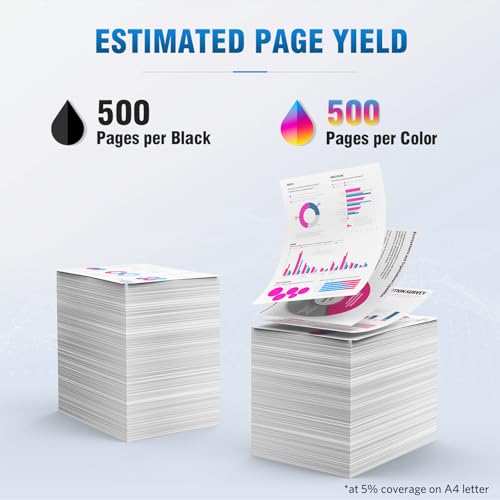 image for ALLWORK LC401XL LC401 MFC-J1010DW Ink Cartridges for Brother Printer L