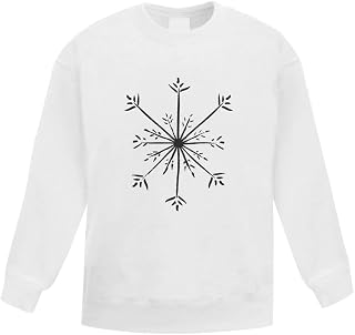 Azeeda 'Delicate Snowflake' Kid's Sweatshirt/Jumper (9-11 Years) (KW00025756)