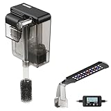 NICREW Slim Aqaurium Filter & Clip on Aquarium Light