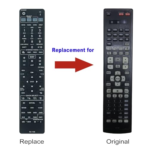 Télécommande RC-1156 de remplacement : contrôle infrarouge pour ampli Denon - 2
