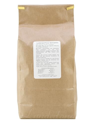 Lunderland Feiner Gemüsemix 5kg Ergänzungsfuttermittel für Hunde und Katzen EIN getreidefreier Gemüsemix zur Fleischmahlzeit