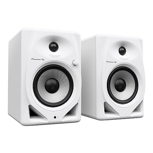 Pioneer DJ DM-50D Active 5-inch Desktop Monitor Speaker, White - Thumbnail 2