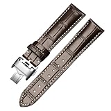 DESIGN CLASSIQUE ET CONSTRUCTION DURABLE:Ce bracelet de montre en cuir présente une esthétique intemporelle rehaussée par des coutures méticuleuses pour une finition raffinée. Sa construction robuste est conçue pour un usage quotidien, ce qui en fait un bracelet fiable et élégant pour les montres pour hommes et pour femmes.