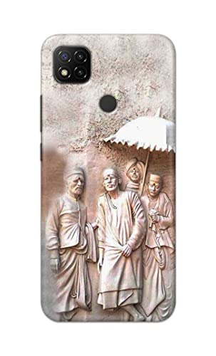 Image of Printed Hard Back Cover Case for Mi Redmi 9 Activ | Mi Redmi 9 Back Cover (Sai Baba) -1803