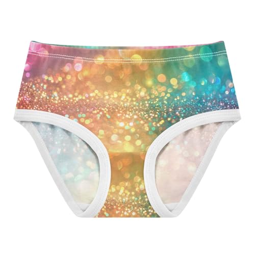 Toddler Underwear Floral 2t Cotton Little Girl Panties Animal Briefs Kids Undies Rainbow Gradient Stars Sparkles