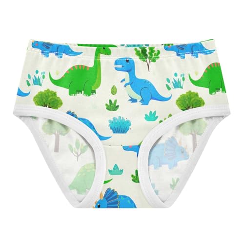 Joisal Cute Cartoon Dinosaurs Toddler Girls Underwear 2t Cotton Panties Little Girl Fancy Briefs Girls Undies
