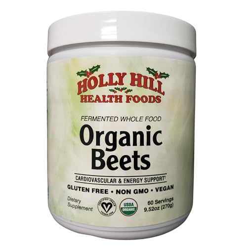 Holly Hill Health Foods Fermented Whole Food Organic Beets, 9.52