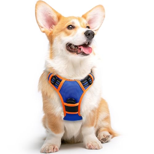 Image of Eagloo Dog Harness for Medium Sized Dogs, No Pull Vest with 2 Leash Clips