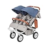 AirBuggy(エアバギー) ココ ダブル エクストラ フロムバース COCO DOUBLE EX FROM BIRTH RIVER BLUE（リバーブルー） ABFB5017