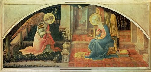 Impression d'affiches l'Annonciation Fra Filippo Lippi affiche toile déco murale