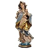 Marienfigur Marienfigur Immaculata Barock Holz, geschnitzt coloriert 40 cm