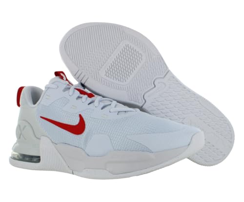 Image of Nike Air Max Alpha Trainer 5 Mens Shoes Size 10, Color: Football Grey /University Red-White