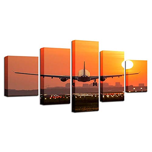 Photo motif moderne art decoration coucher de soleil idee cadeau pilote