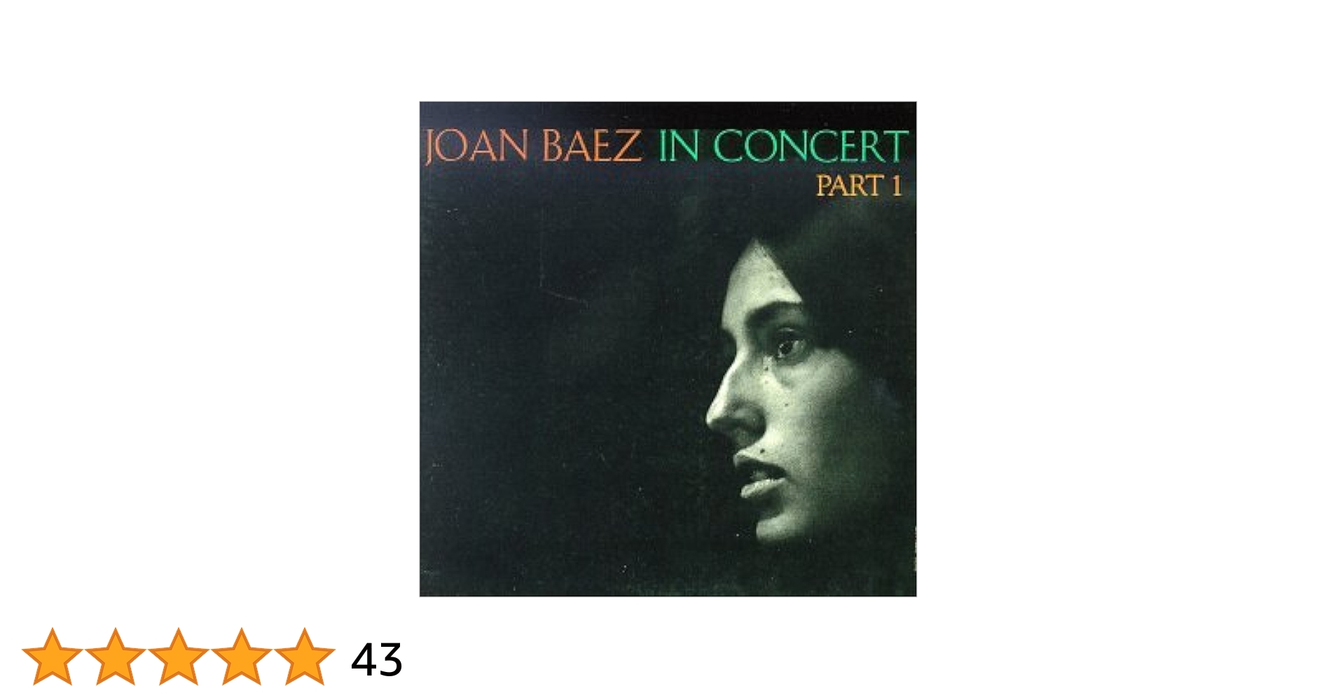 In Concert 1 / ジョーン・バエズ (CD) BAEZ,JOAN - In Concert 1 - Amazon.com Music