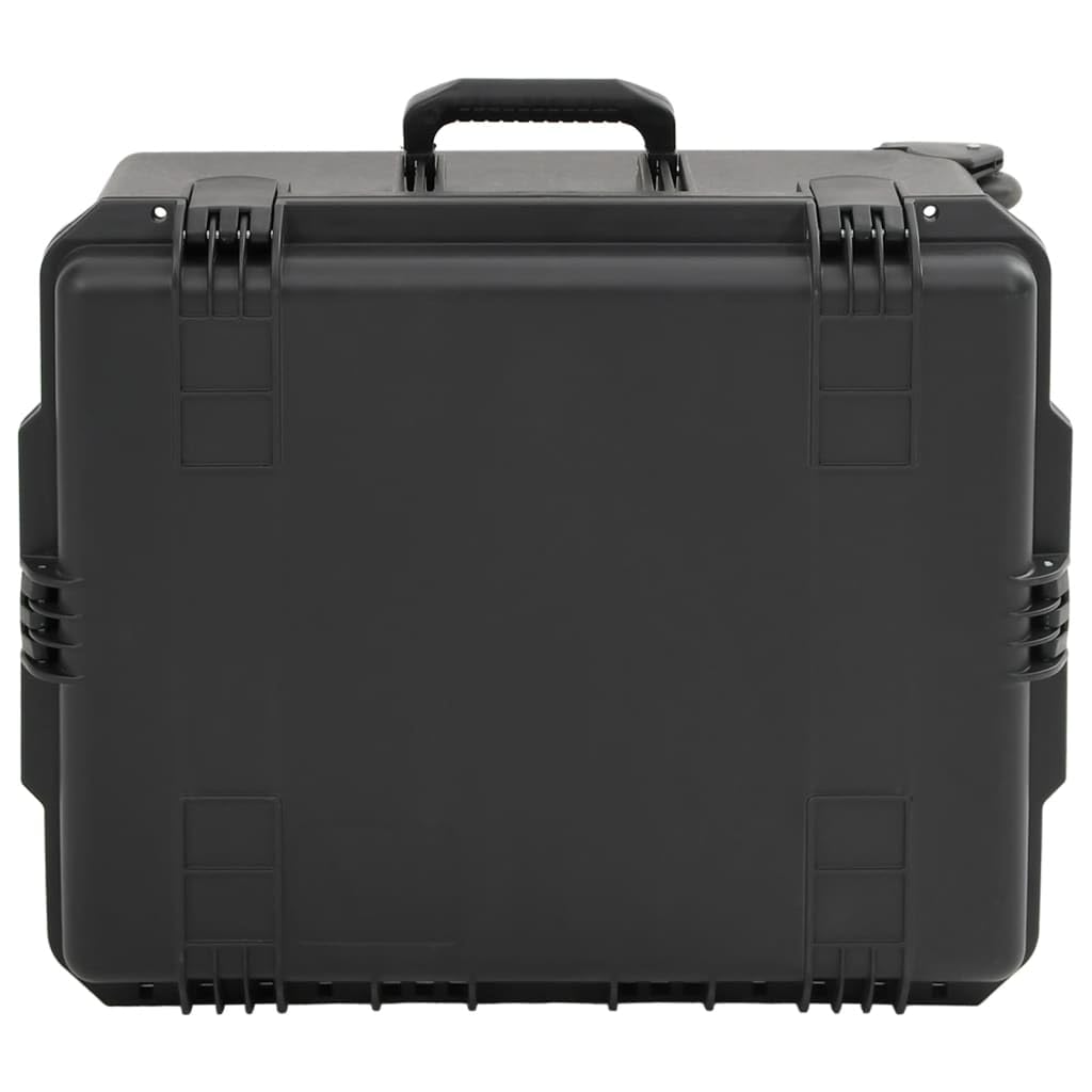 Tomostar Fotokoffer, Hartschalenkoffer für den Außenbereich, Transportkoffer, Schutztasche, tragbar, Schwarz, 62,5 x 49,5 x 37 cm, PP