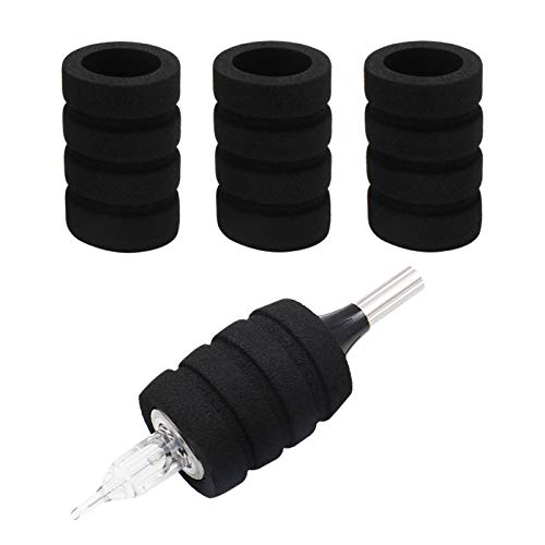 Autdor Tattoo Grip Cover - 20Pcs Memory Foam Tattoo Grip Covers 22Mm Tattoo Bandages Wrap Tattoo Machine Grip Handle Holder Cover For Any Stainless Steel &Disposable Tattoo Tube Grips,Tattoo Supply #TOP1