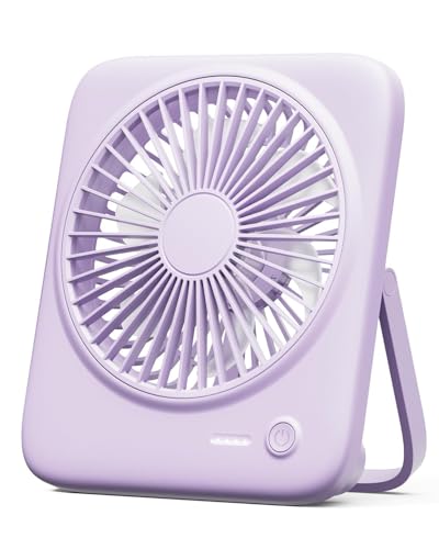 Otlonpe Personal Portable Desk Fan Battery Operated, 4000mAh Small ...