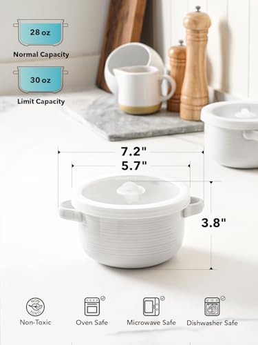 Le Tauci Soup Bowls With Handles And Silicone Lids thumb #5