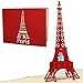Produktbild LINPOPUP®, LIN17090, Pop Up Karte, 3D Karte, Klappkarte, Eiffelturm, Paris, Reisegutschein, Frankreich, N181