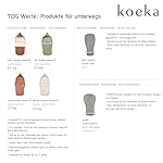 Koeka Kinderwagen Fußsack - Buggy Schlafsack - Mit Teddy Gefüttert - Mit Kapuze - Oslo - Waffelstoff Aus Baumwolle - Atmungsaktiv - Abwaschbar - Grau/Kiesel - Einheitsgröße